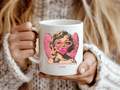 Tasse 15 oz - Je suis née pour briller! Point