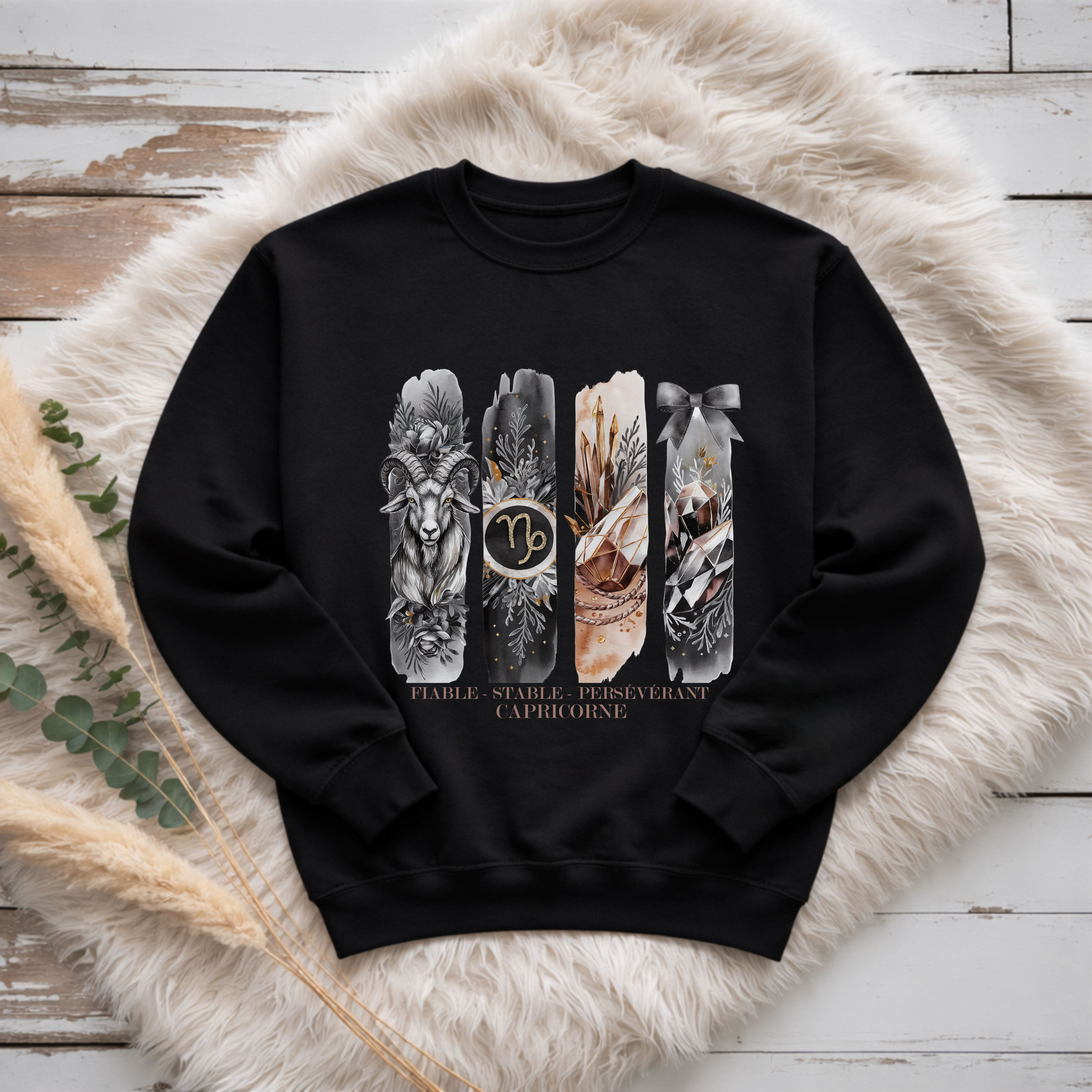 Crewneck Astrologie - Capricorne Atelier Rose Bonbon