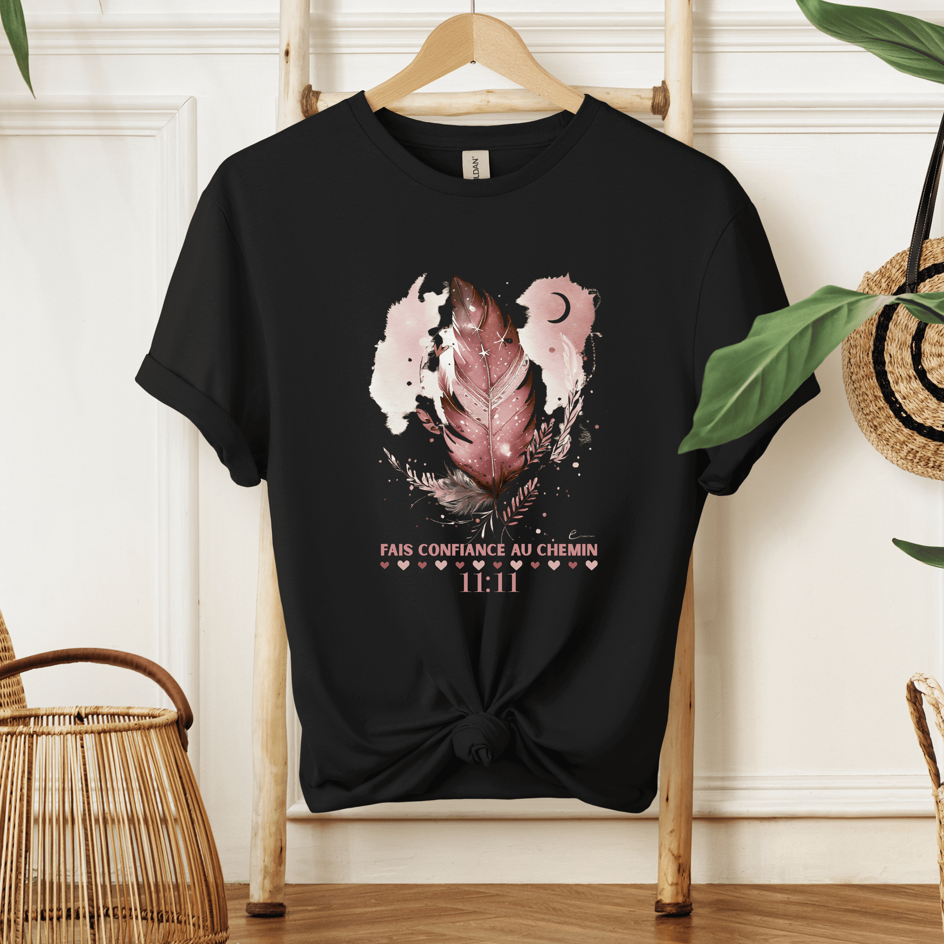 T-shirt - Fais confiance au chemin Atelier Rose Bonbon