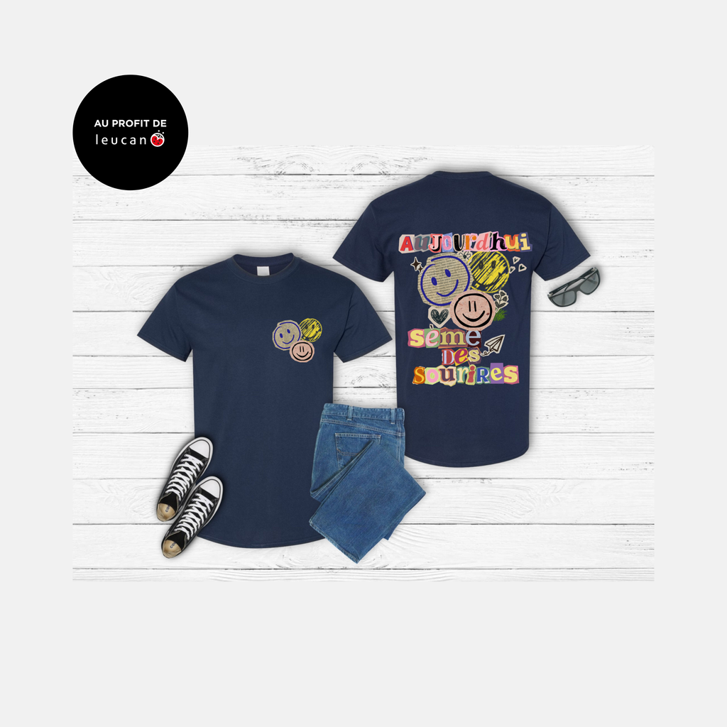 T-shirt - Sème des sourires Atelier Rose Bonbon