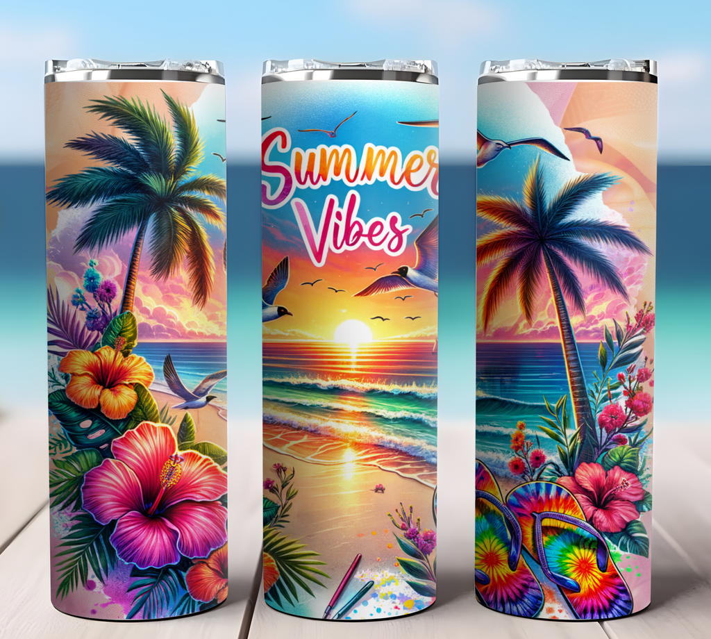 Bouteille Isotherme - Plage summer vibes