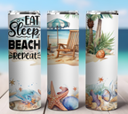 Bouteille Isotherme - Eat Sleep Beach Repeat