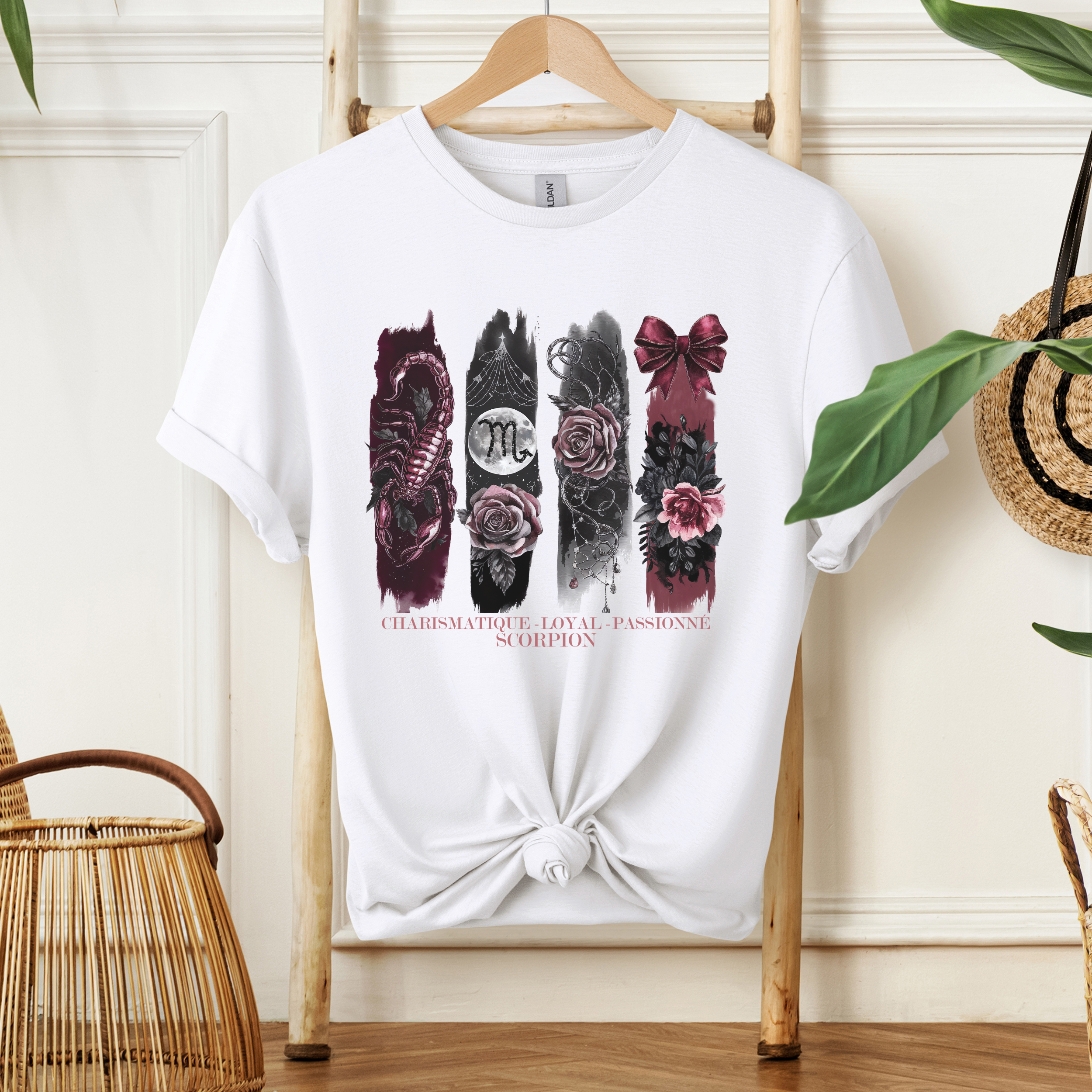 T-shirt Astrologie - Scorpion Atelier Rose Bonbon