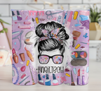 Bouteille Isotherme - Technicienne en onglerie-mauve