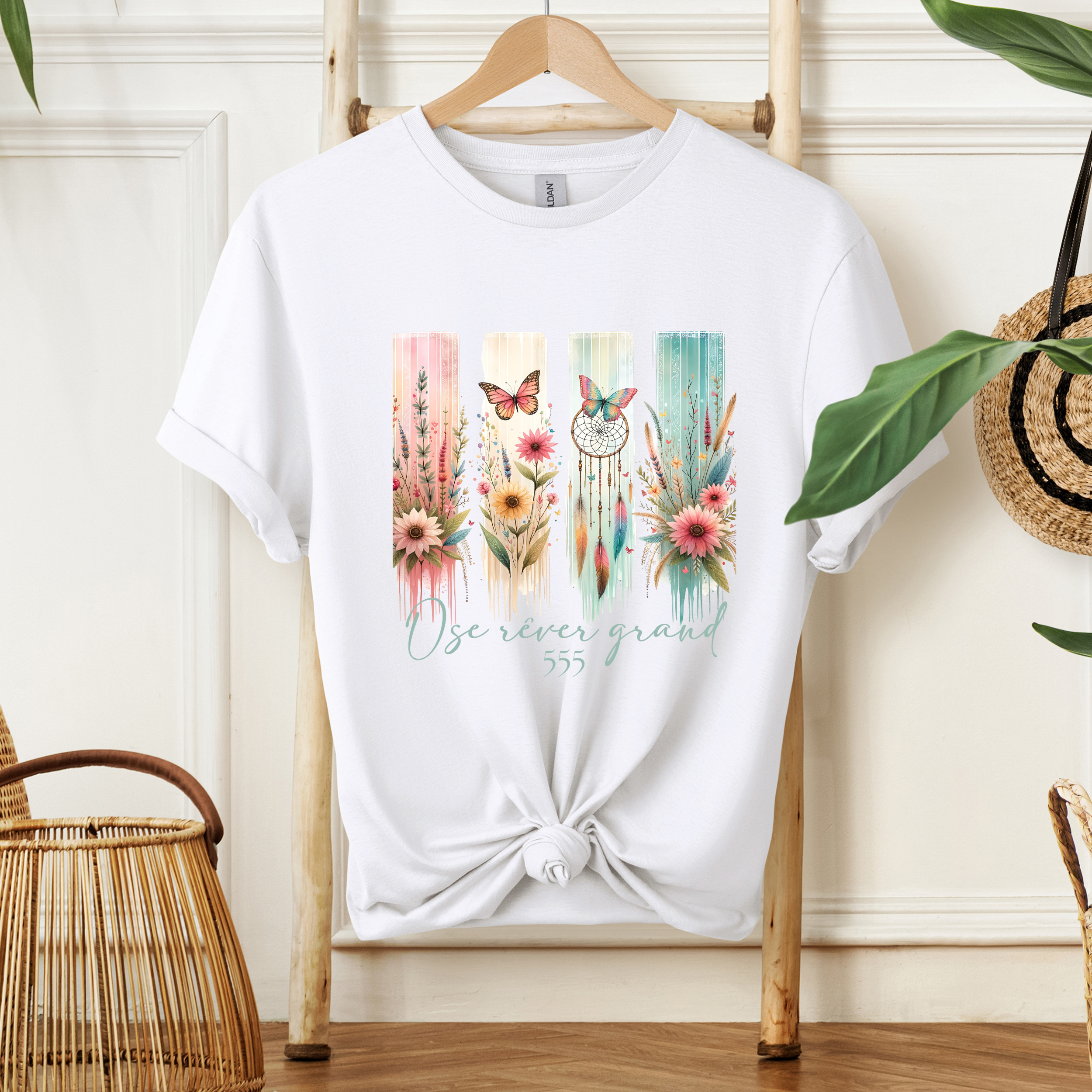 T-shirt - Ose rêver grand Atelier Rose Bonbon