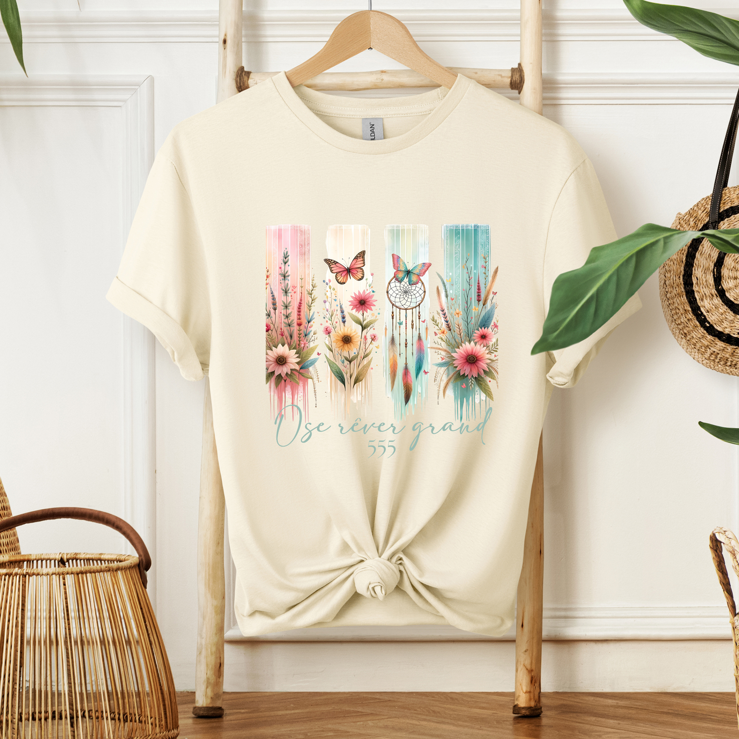 T-shirt - Ose rêver grand Atelier Rose Bonbon