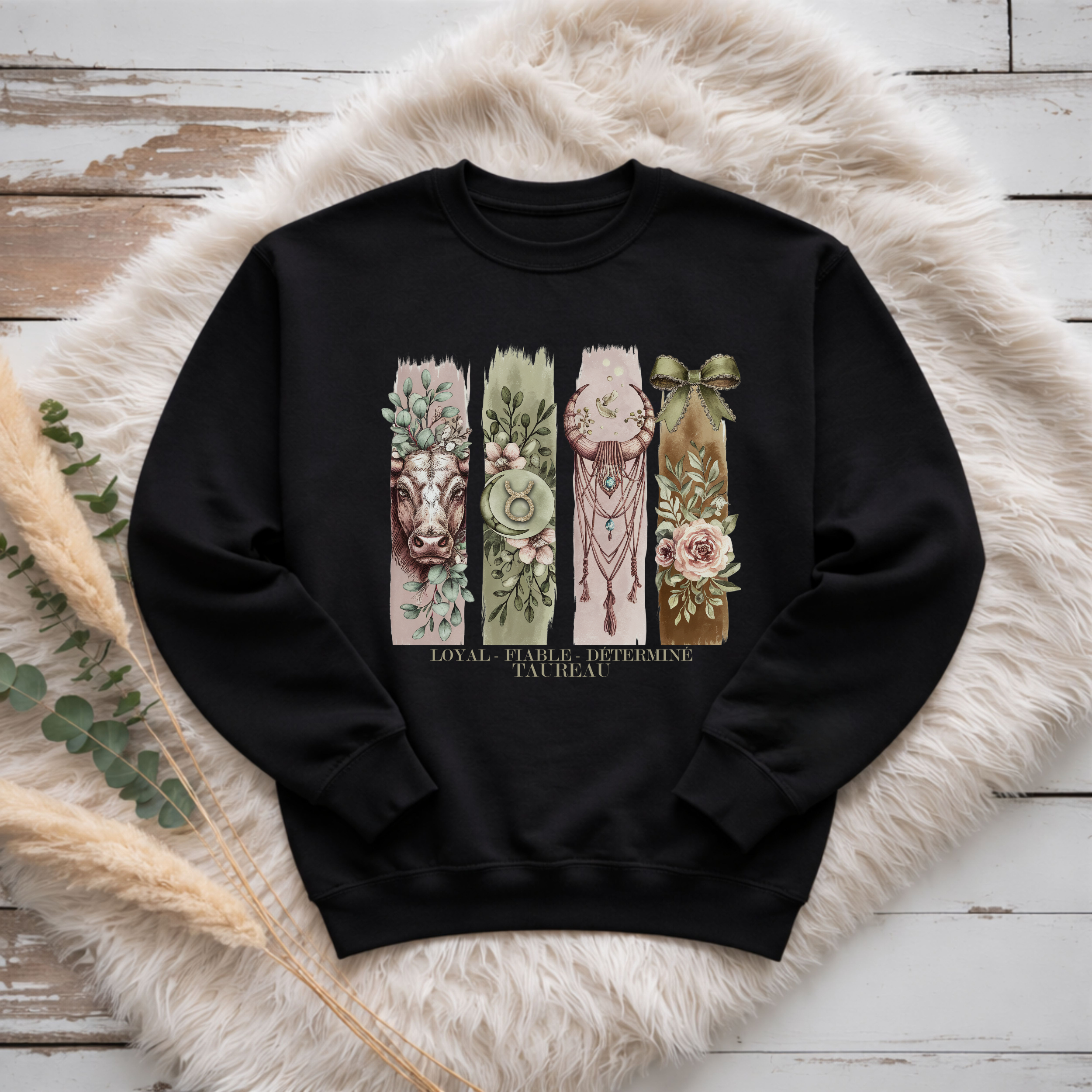 Crewneck Astrologie - Poisson Atelier Rose Bonbon