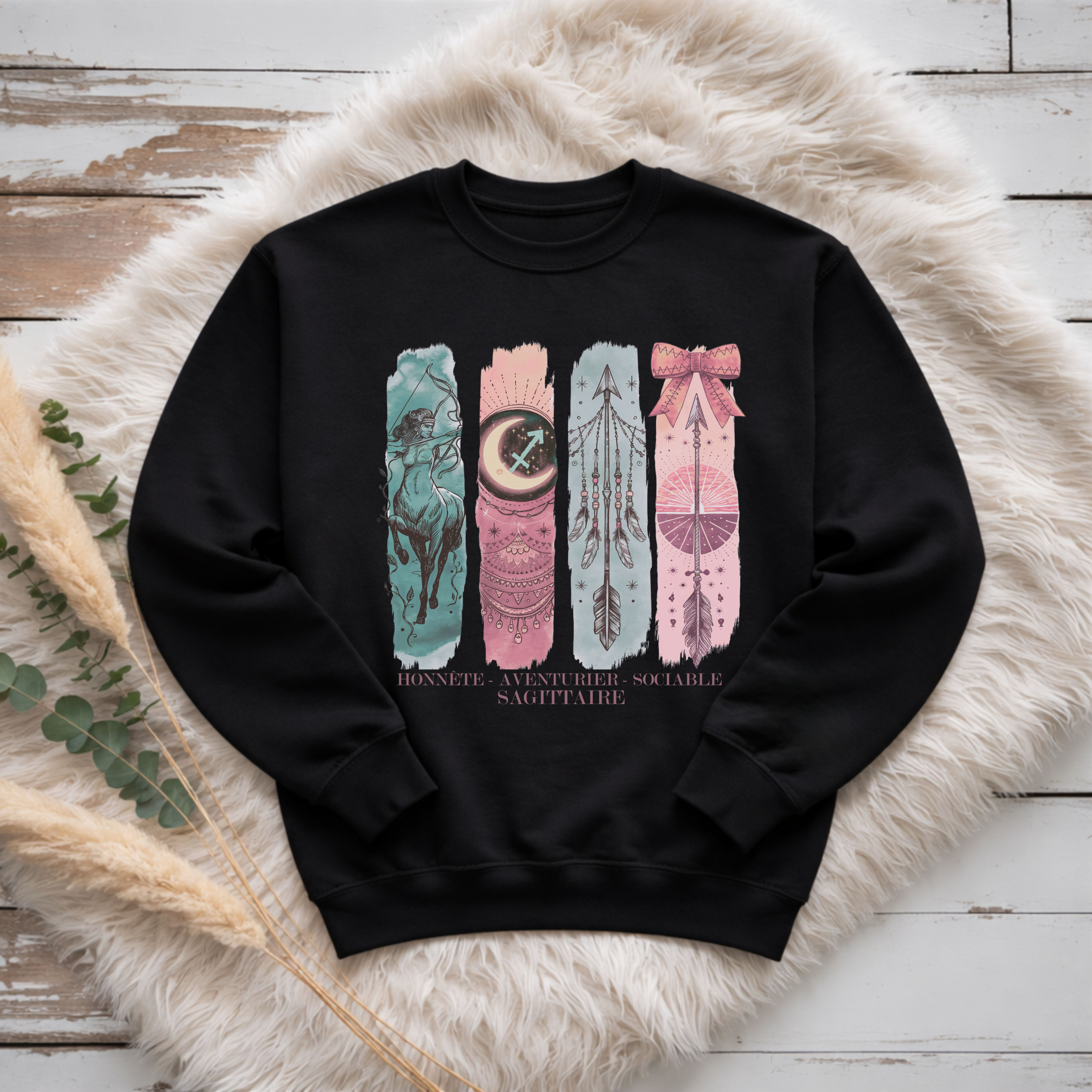 Crewneck Astrologie - Sagittaire Atelier Rose Bonbon