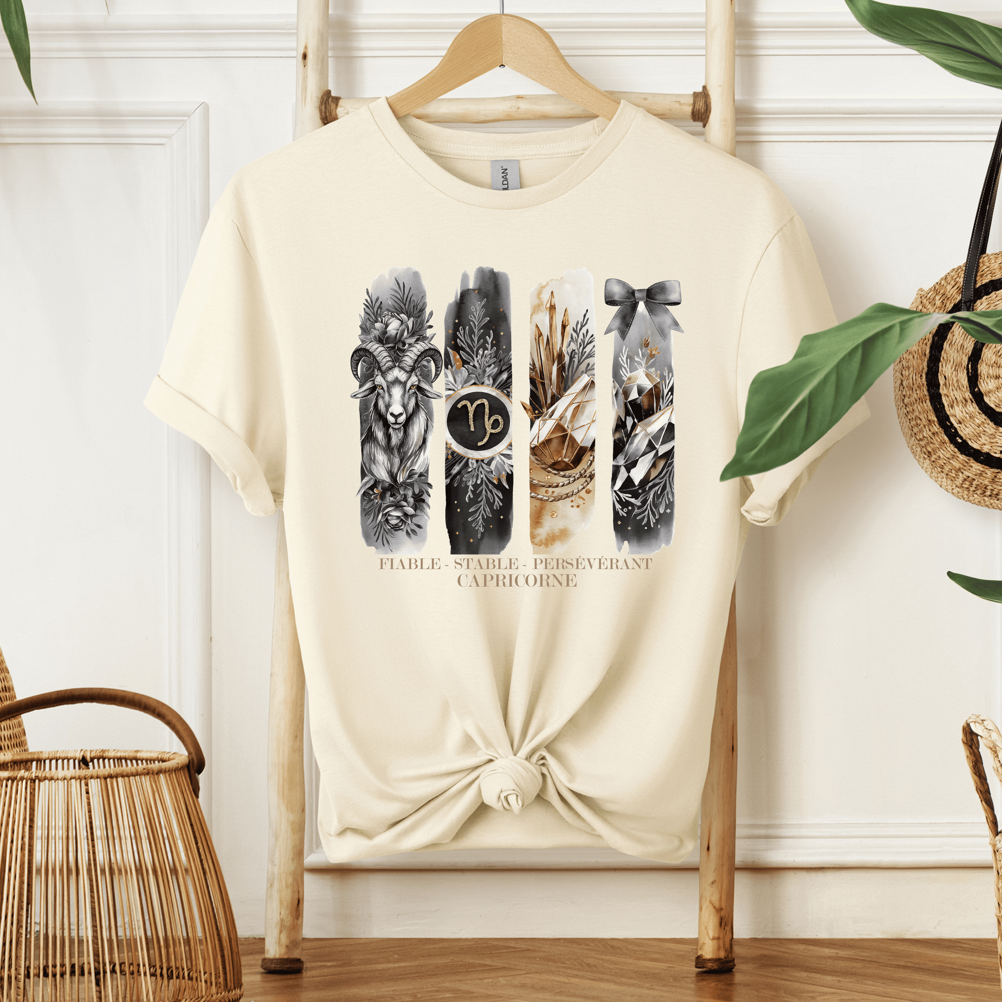 T-shirt Astrologie - Capricorne Atelier Rose Bonbon
