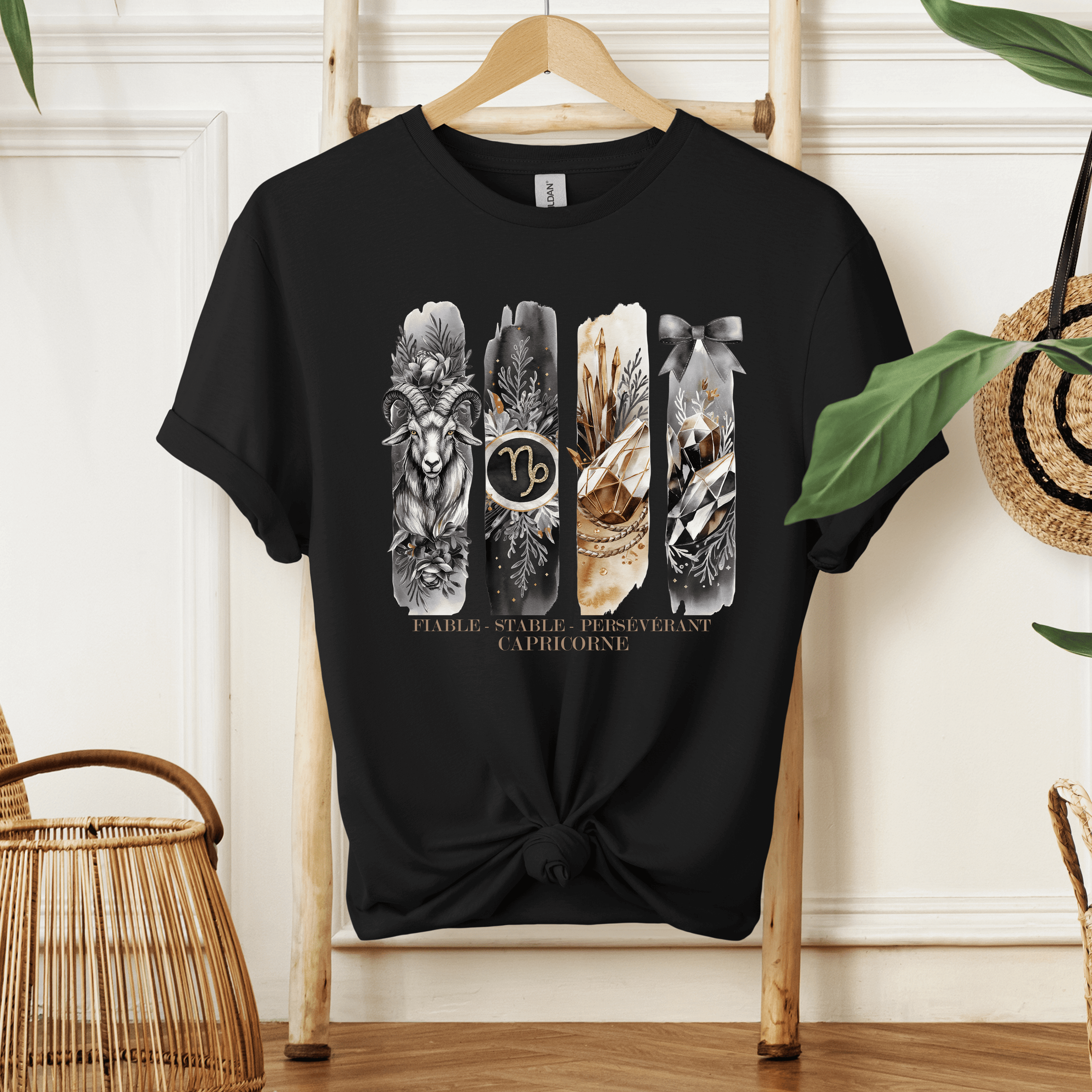T-shirt Astrologie - Capricorne Atelier Rose Bonbon