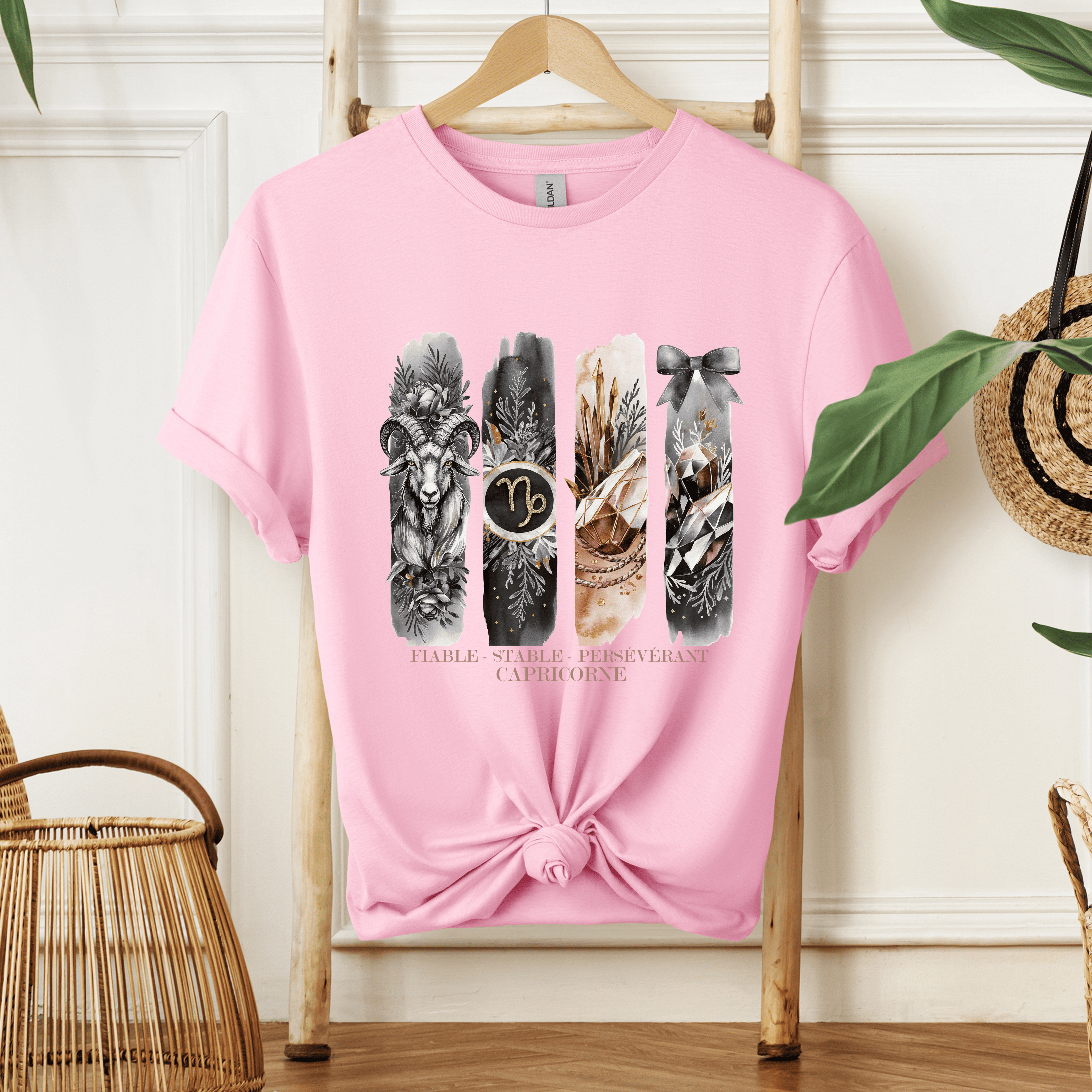 T-shirt Astrologie - Capricorne Atelier Rose Bonbon