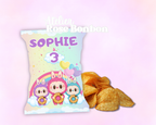 Sac de chips personnalisé Atelier Rose Bonbon