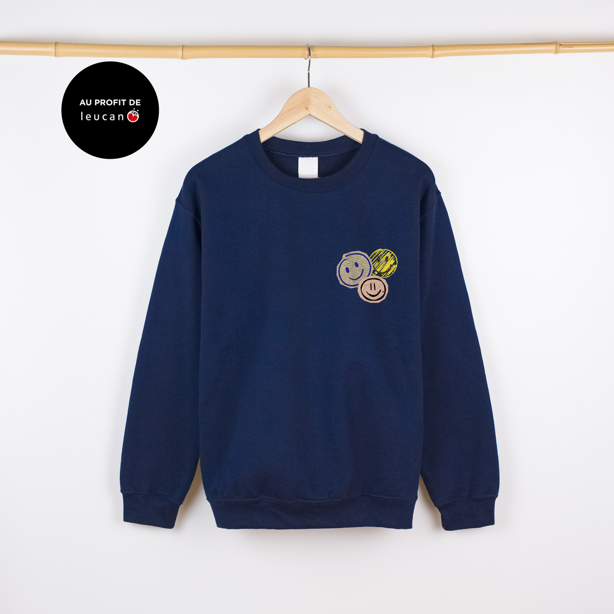 Crewneck - Sème des sourires Atelier Rose Bonbon
