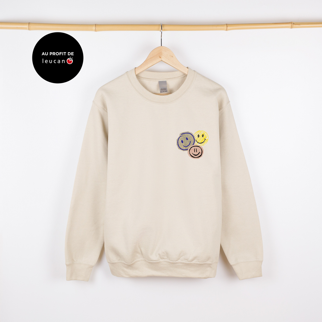 Crewneck - Sème des sourires Atelier Rose Bonbon