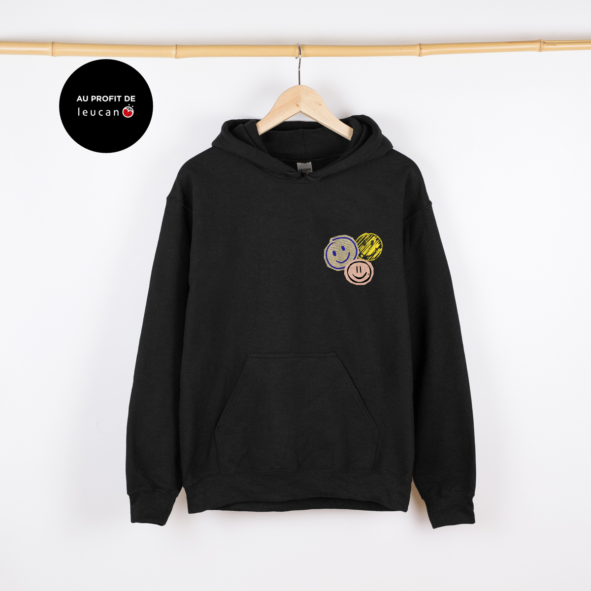 Hoodie - Sème des sourires Atelier Rose Bonbon