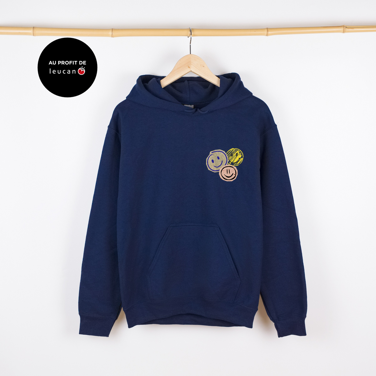 Hoodie - Sème des sourires Atelier Rose Bonbon