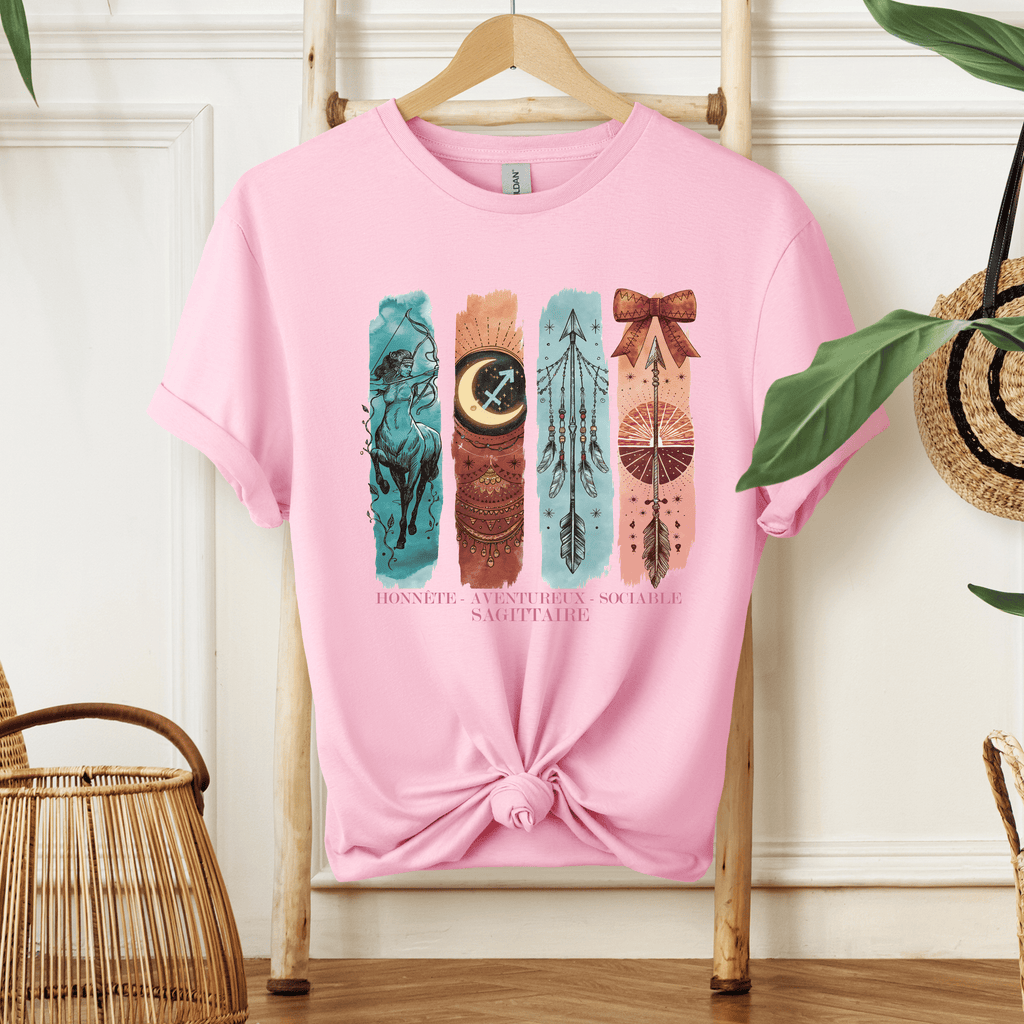 T-shirt Astrologie - Sagittaire Atelier Rose Bonbon