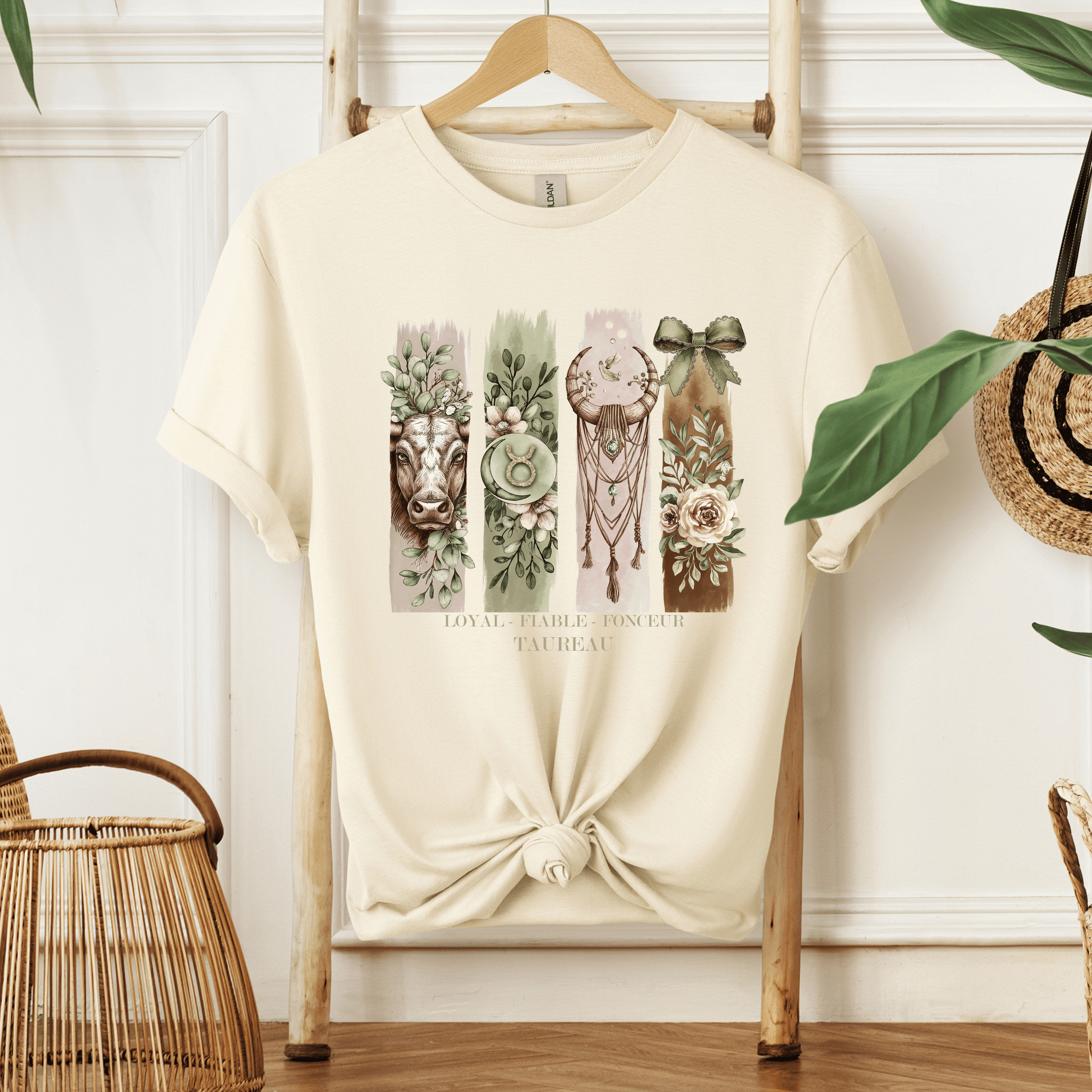 T-shirt Astrologie - Taureau Atelier Rose Bonbon