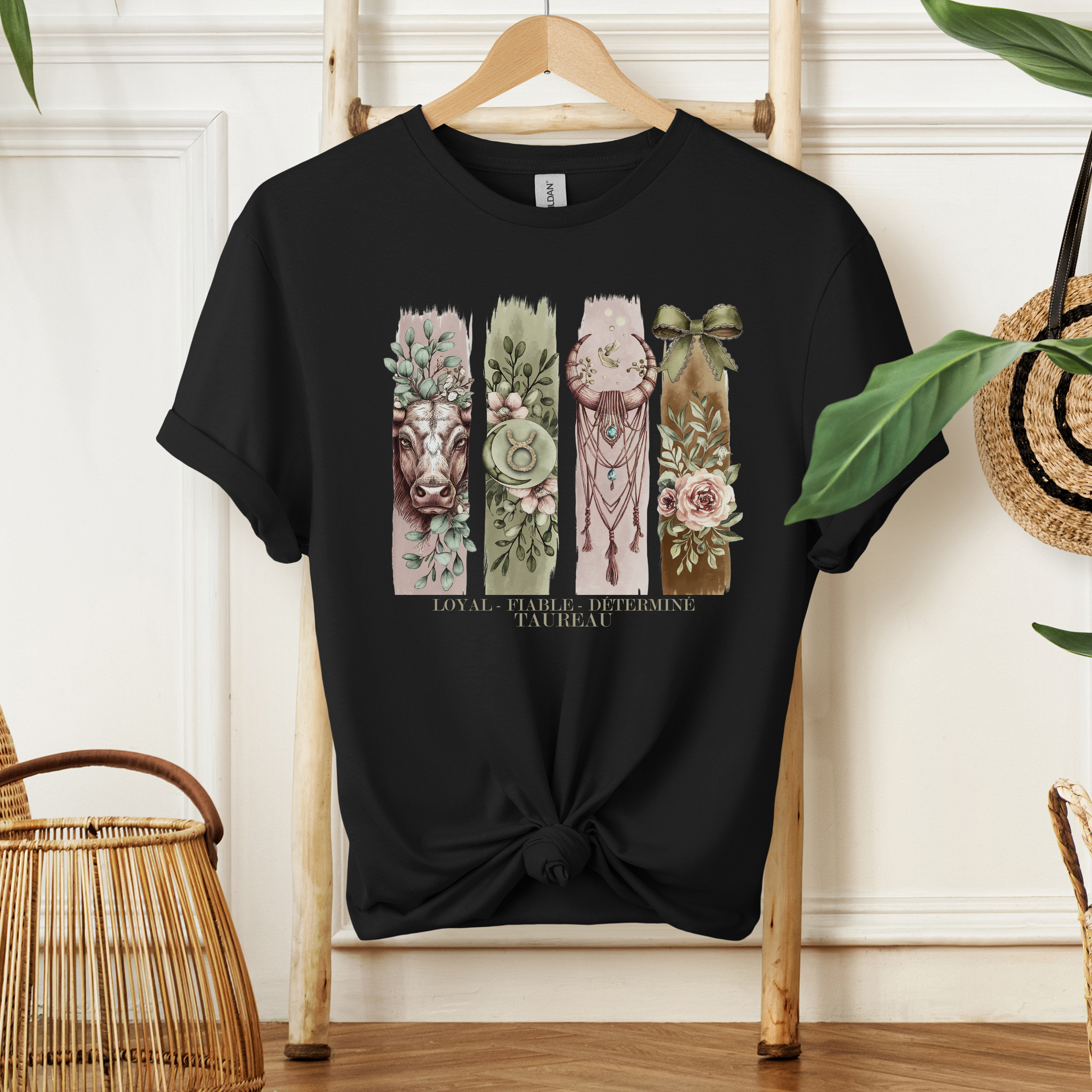 T-shirt Astrologie - Taureau Atelier Rose Bonbon