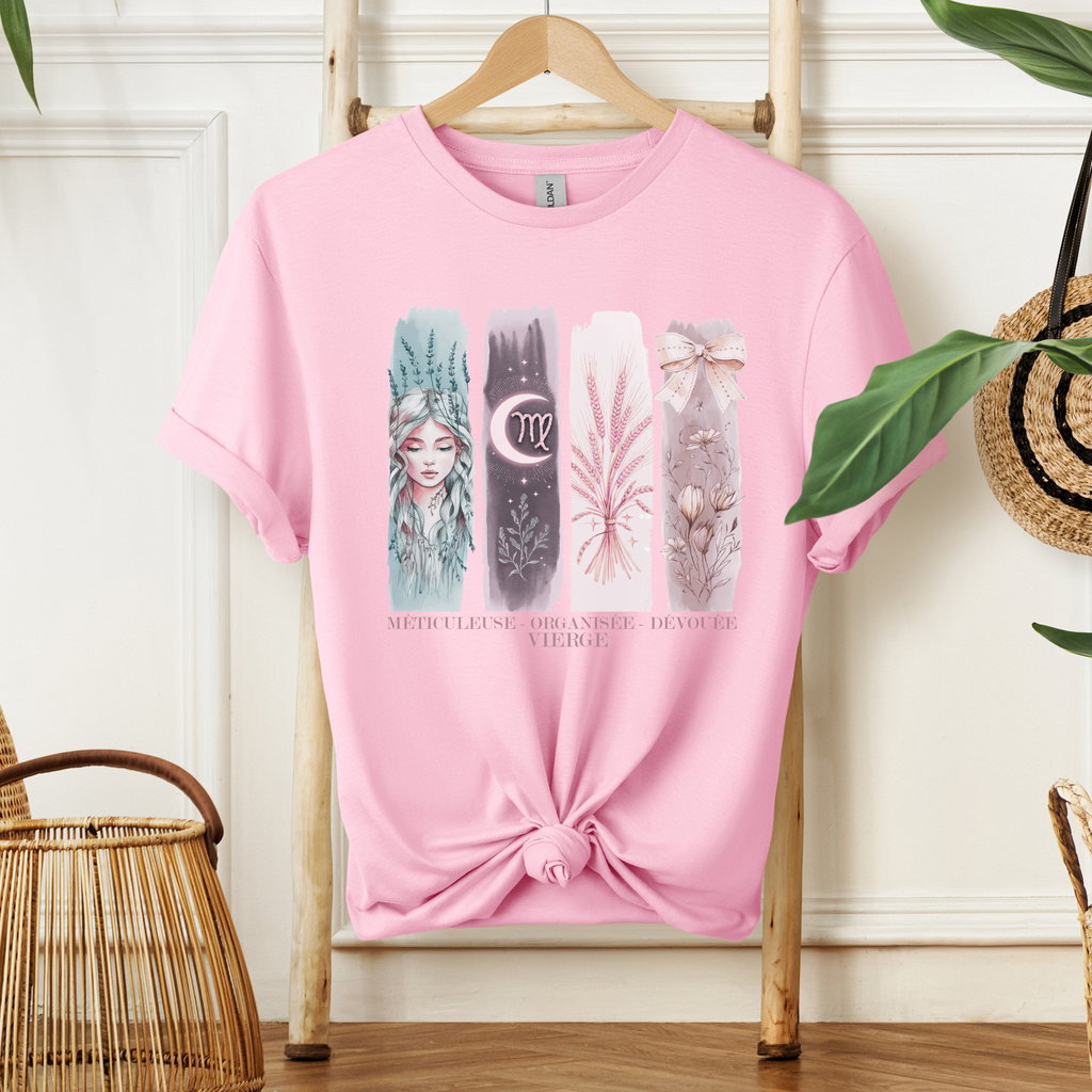 T-shirt Astrologie - Vierge Atelier Rose Bonbon