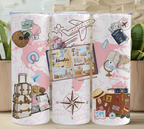 Bouteille Isotherme - Voyage - Rose